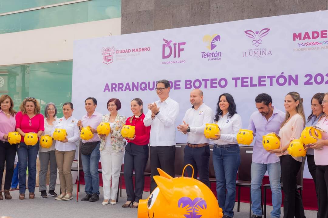 Inicia Boteo Teletón 2024 en Ciudad Madero con llamado a la solidaridad comunitaria