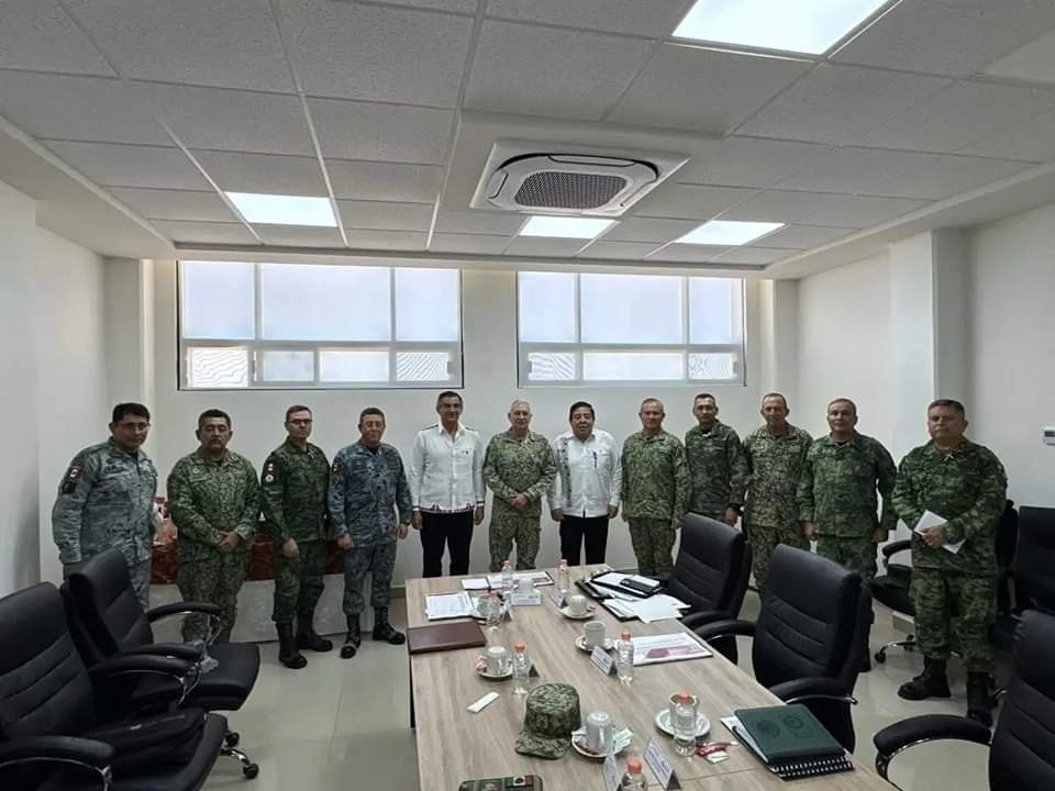 Supervisan Gobernador y Titular de Sedena Avances en la Nueva Agencia Nacional de Aduanas en Nuevo Laredo