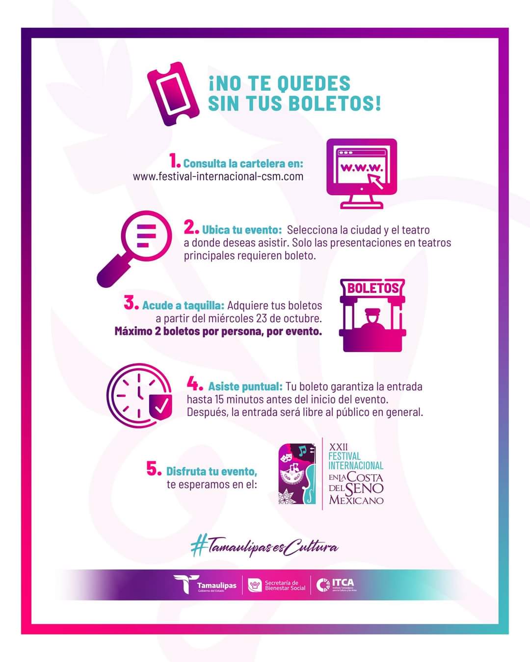 ¡Inicia la venta de boletos para el #22FICSM!