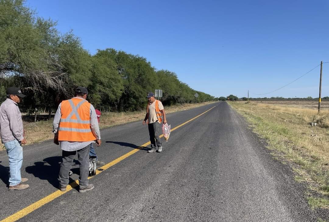 Avanza rehabilitación de tramos carretero Corona-Miraflores-Güémez y Estación Carboneros
