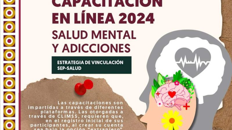 Lanzan cursos en línea sobre Salud Mental y Adicciones para 2024