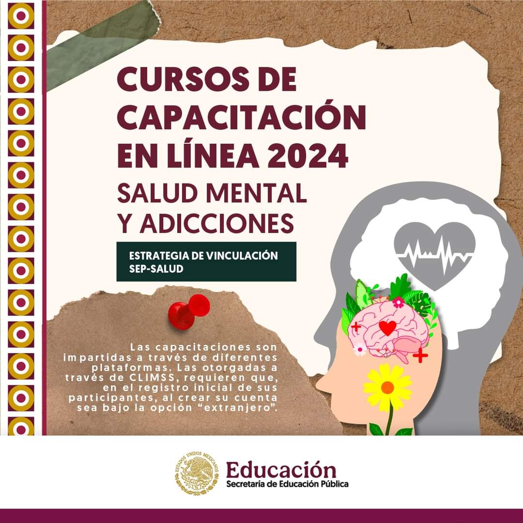 Lanzan cursos en línea sobre Salud Mental y Adicciones para 2024