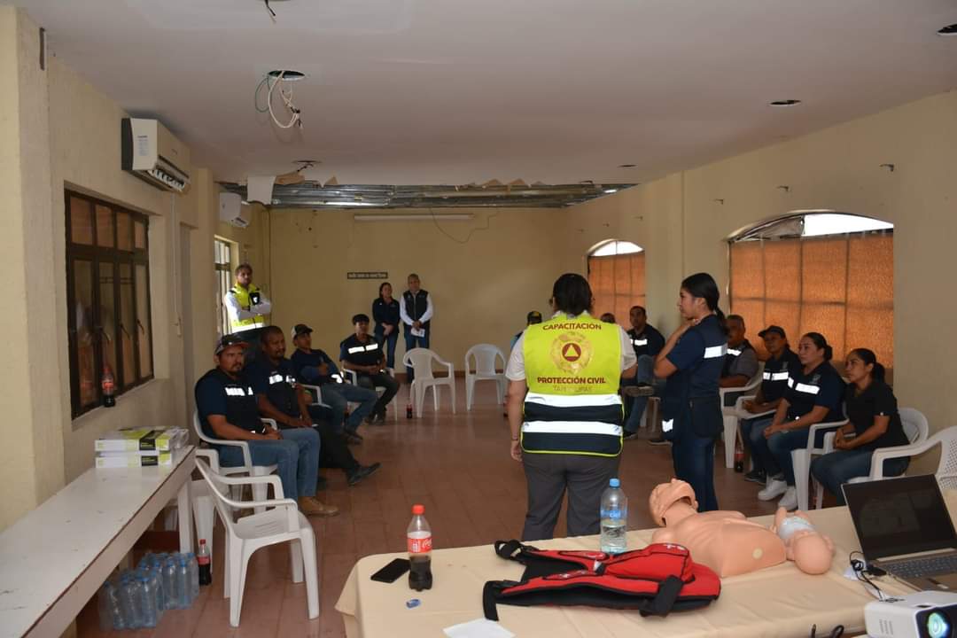 Protección Civil de Xicoténcatl se fortalece con capacitación especializada