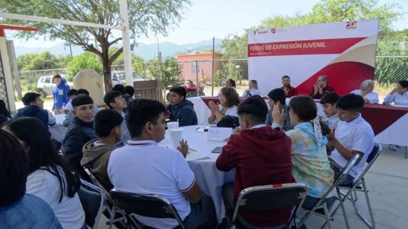 Gobierno de Tamaulipas impulsa “Foro de Expresión Estudiantil” en Palmillas