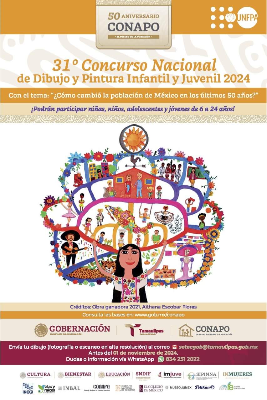 Abren convocatoria para el 31º Concurso Nacional de Dibujo y Pintura Infantil y Juvenil 2024