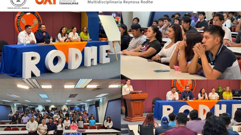 Organiza la UAT conferencias en la Unidad Académica Multidisciplinaria Reynosa Rodhe