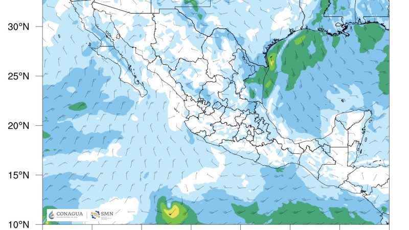 Pronóstico del tiempo para Tamaulipas 5 Noviembre 2024