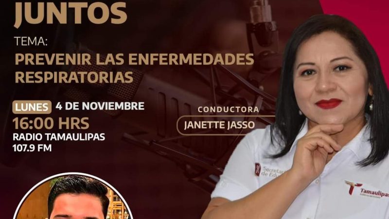 Invitan a Sintonizar el Programa “Creciendo Juntos” para Prevenir Enfermedades Respiratorias