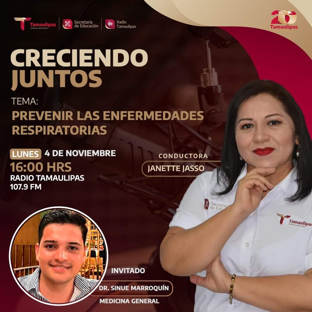 Invitan a Sintonizar el Programa “Creciendo Juntos” para Prevenir Enfermedades Respiratorias