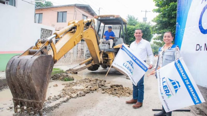 Inicia Llera Administración con Obras de Pavimentación