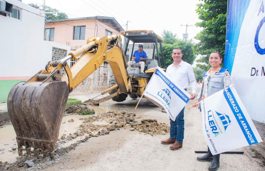 Inicia Llera Administración con Obras de Pavimentación