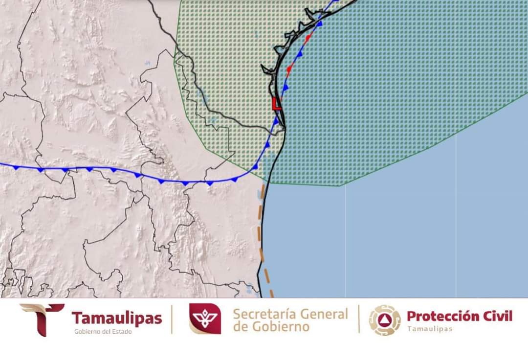 Tamaulipas en Alerta por Frente Frío y Posible Tormenta Tropical “Rafael”