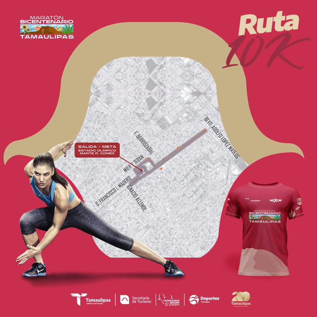 Todo listo para el Maratón Bicentenario Tamaulipas Nexum 2024