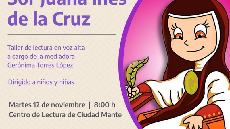 Centro de Lectura de Cd. Mante invita a taller de lectura en voz alta para niños