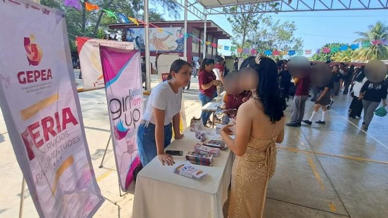 Realizan Feria de Servicios para Juventudes en Altamira con amplia oferta educativa y profesional