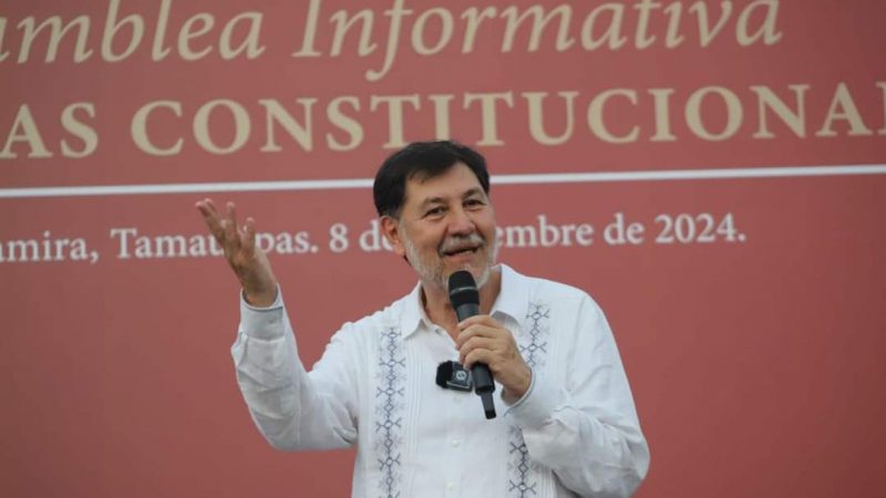 Fernández Noroña informa en Altamira sobre reforma histórica al Poder Judicial