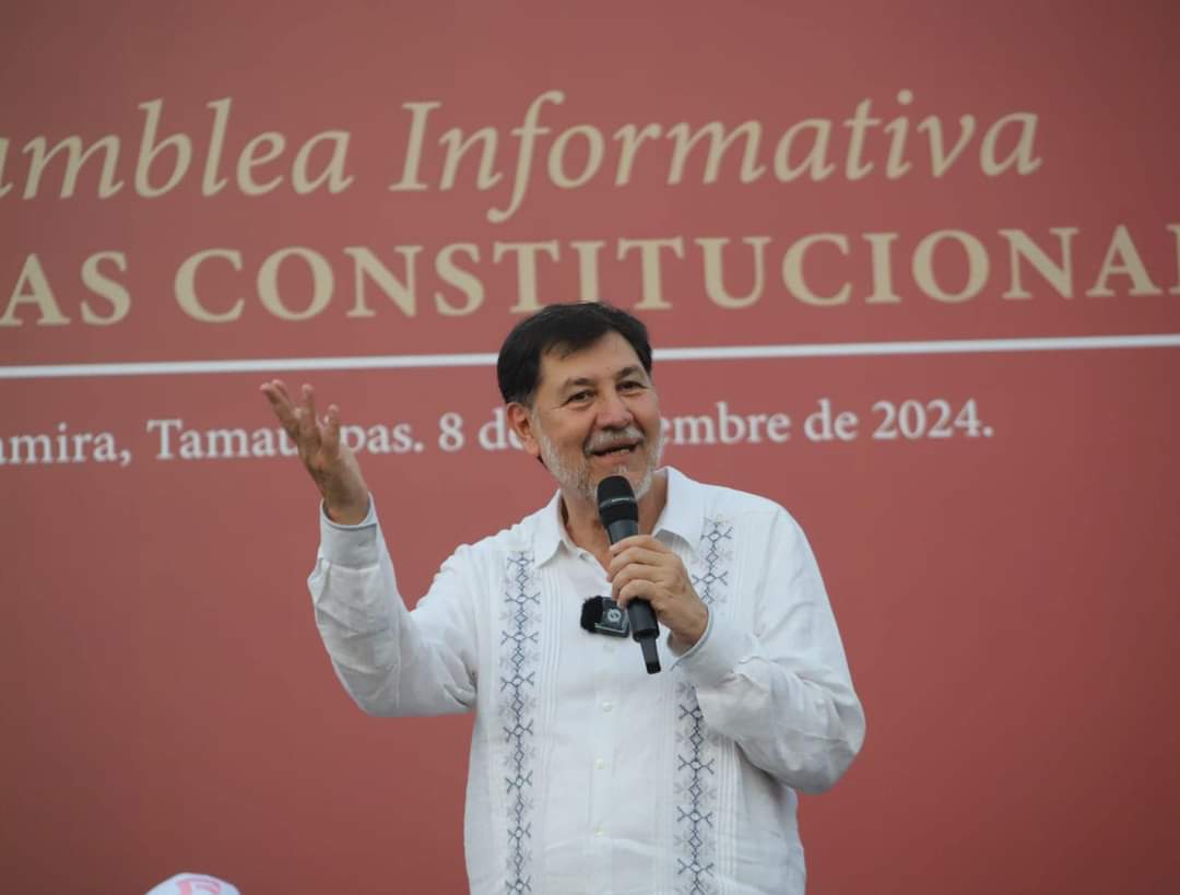Fernández Noroña informa en Altamira sobre reforma histórica al Poder Judicial