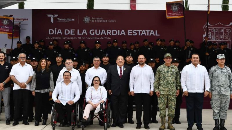 Guardia Estatal de Tamaulipas Celebra su Segundo Aniversario con Reconocimientos y Homenajes