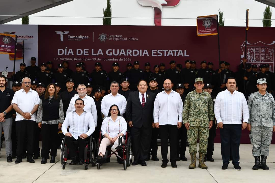 Guardia Estatal de Tamaulipas Celebra su Segundo Aniversario con Reconocimientos y Homenajes