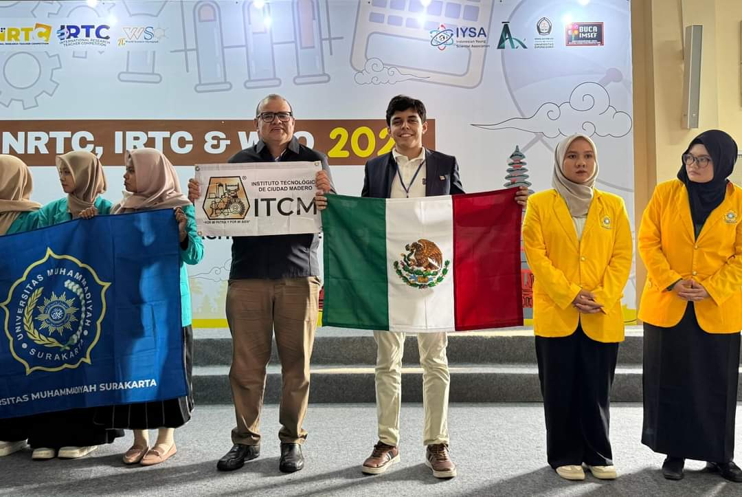 Joven Tamaulipeco Gana Medalla de Oro en Feria Internacional de Ciencia en Indonesia