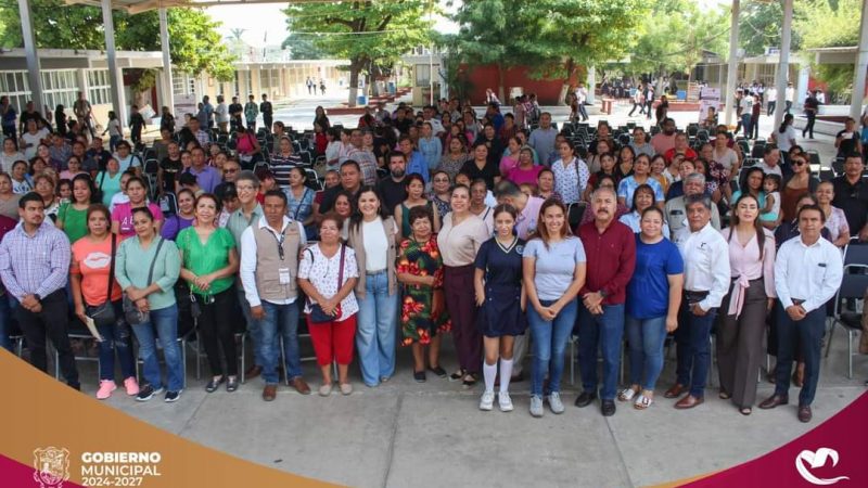Realizan Asamblea Informativa para Registro de la Beca Rita Cetina en la Secundaria General No. 3 de El Mante