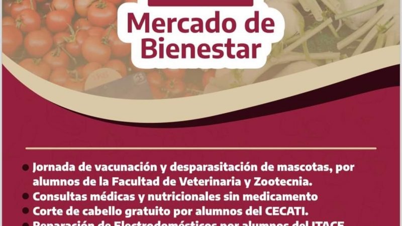 Invitan al Mercado de Bienestar en el Ejido La Libertad, Ciudad Victoria