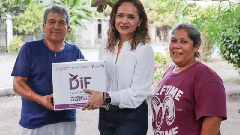 DIF El Mante refuerza apoyo alimentario a personas vulnerables