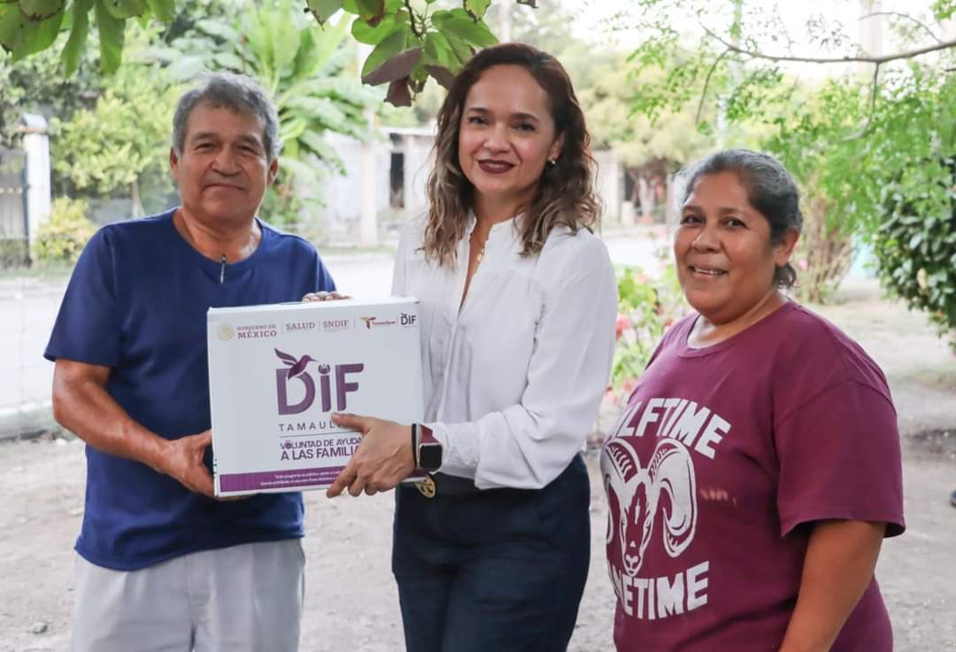 DIF El Mante refuerza apoyo alimentario a personas vulnerables