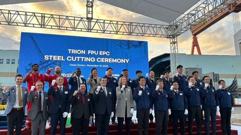 Inicia en Corea la construcción de plataforma marítima para el proyecto Campo Trion en Tamaulipas