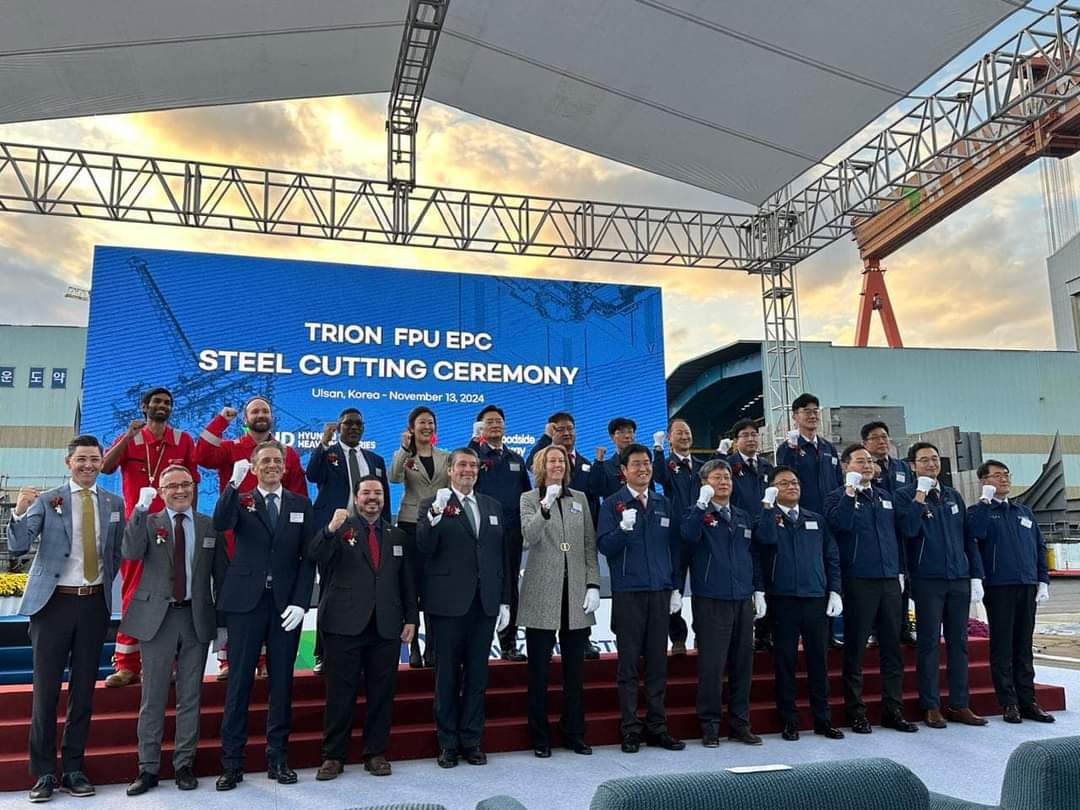 Inicia en Corea la construcción de plataforma marítima para el proyecto Campo Trion en Tamaulipas