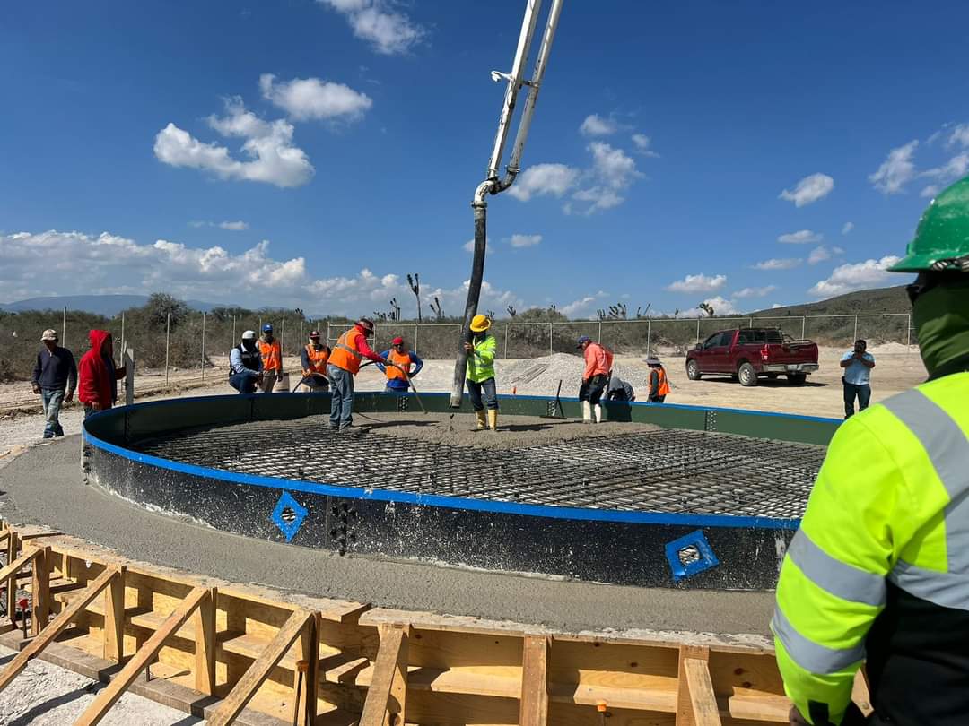 Avanza Construcción del Sistema de Agua Potable en Tula