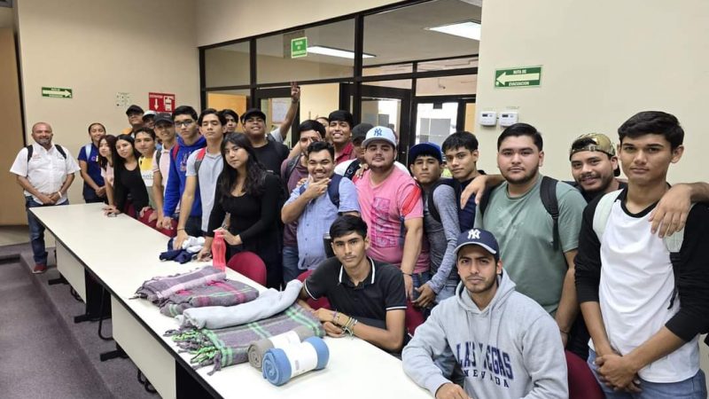 Estudiantes de Agronomía de la UAT se Suman a la Campaña “Abrigando a un Amigo”