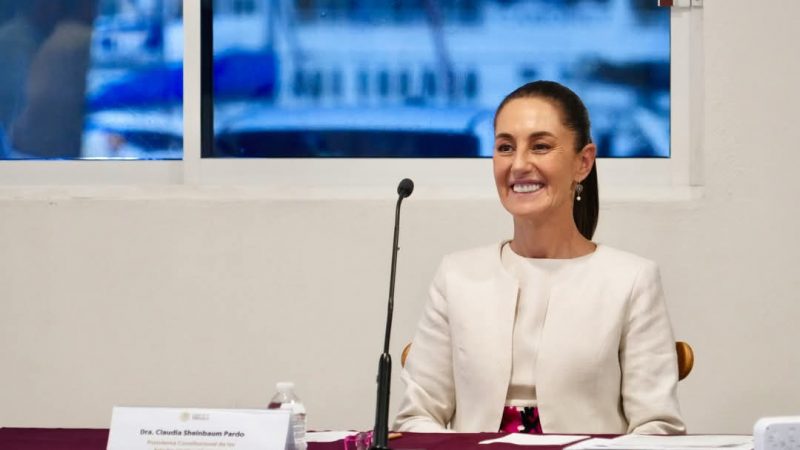 Garantiza Sheinbaum financiamiento para la segunda línea del Acueducto en Ciudad Victoria