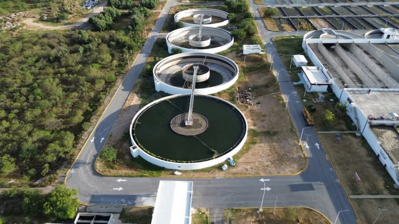 Avanzan Trabajos en la Planta Internacional de Tratamiento de Aguas Residuales en Nuevo Laredo