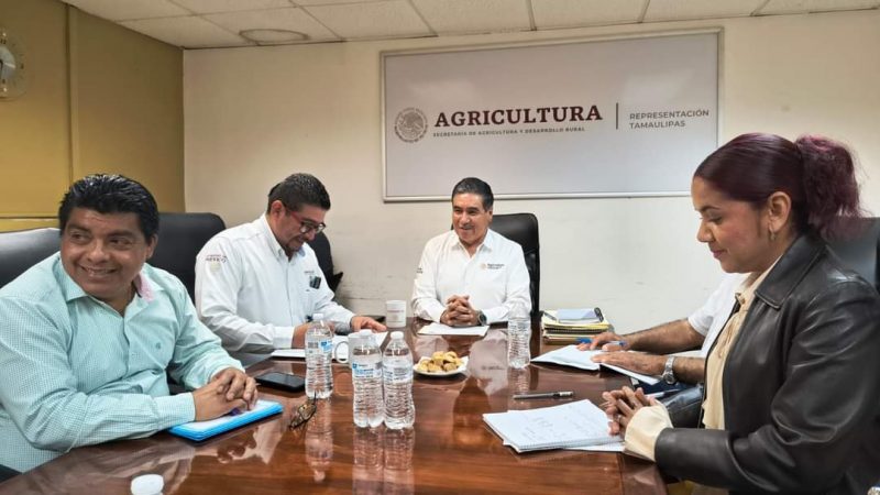 Sector agrícola de Tamaulipas fortalece estrategias en reunión interinstitucional