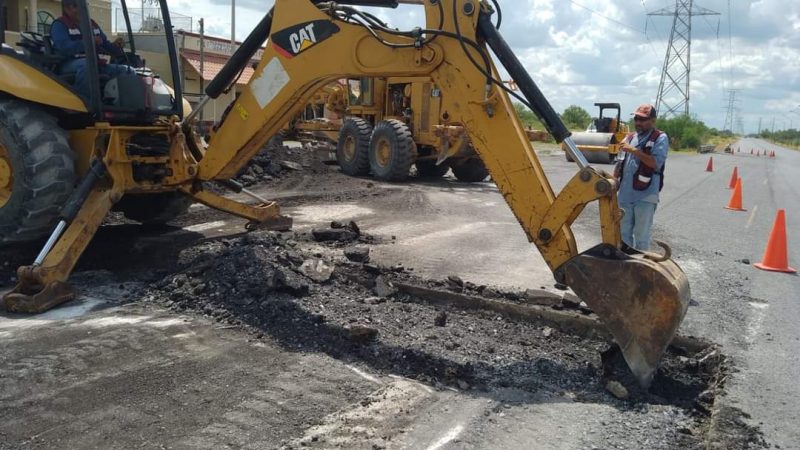 Rehabilitación vial transforma la frontera tamaulipeca