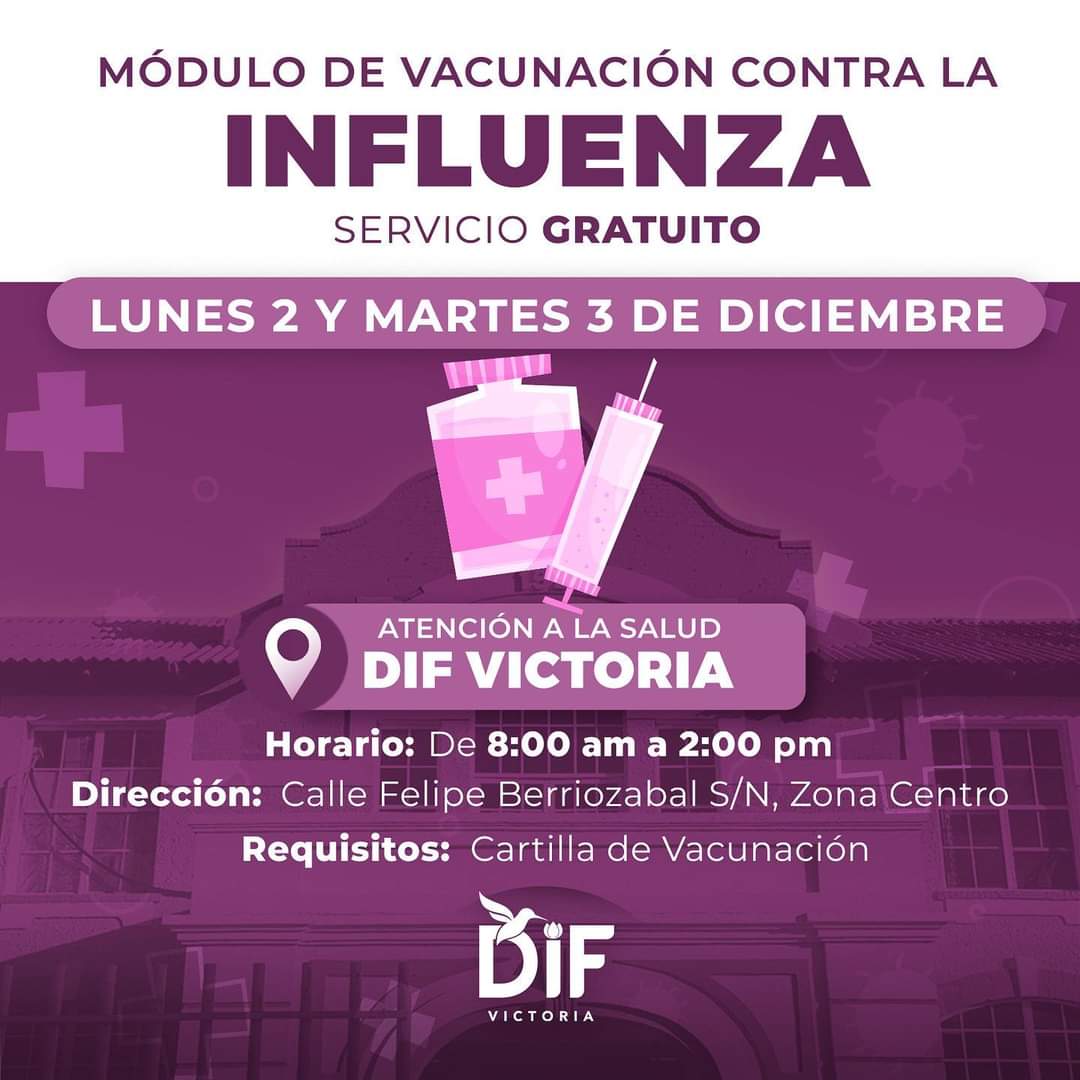 ¡Protégete este invierno con la vacuna contra la influenza!