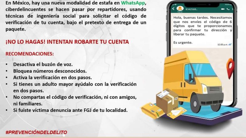 Aumenta el Robo de Cuentas de WhatsApp en Tamaulipas: Policía Cibernética Lanza Alerta