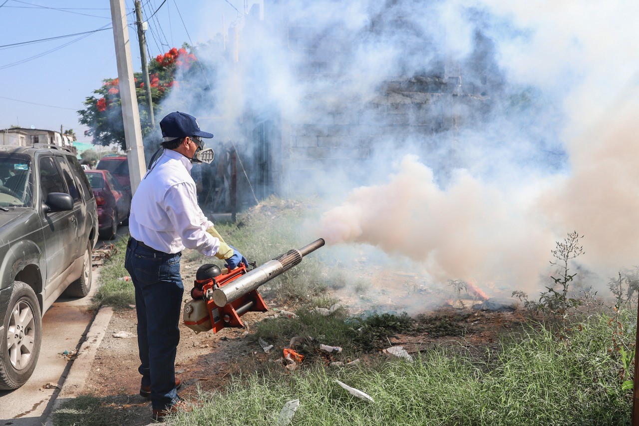 Continúa Operativo de Combate al Dengue en Tamaulipas: SST Refuerza Acciones a Pese al Frío