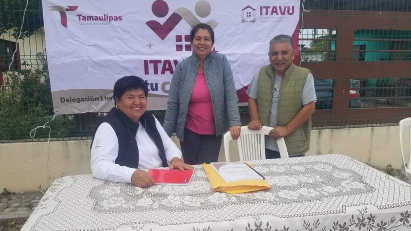 «ITAVU en tu Colonia» brinda certeza jurídica a vecinos de Llera