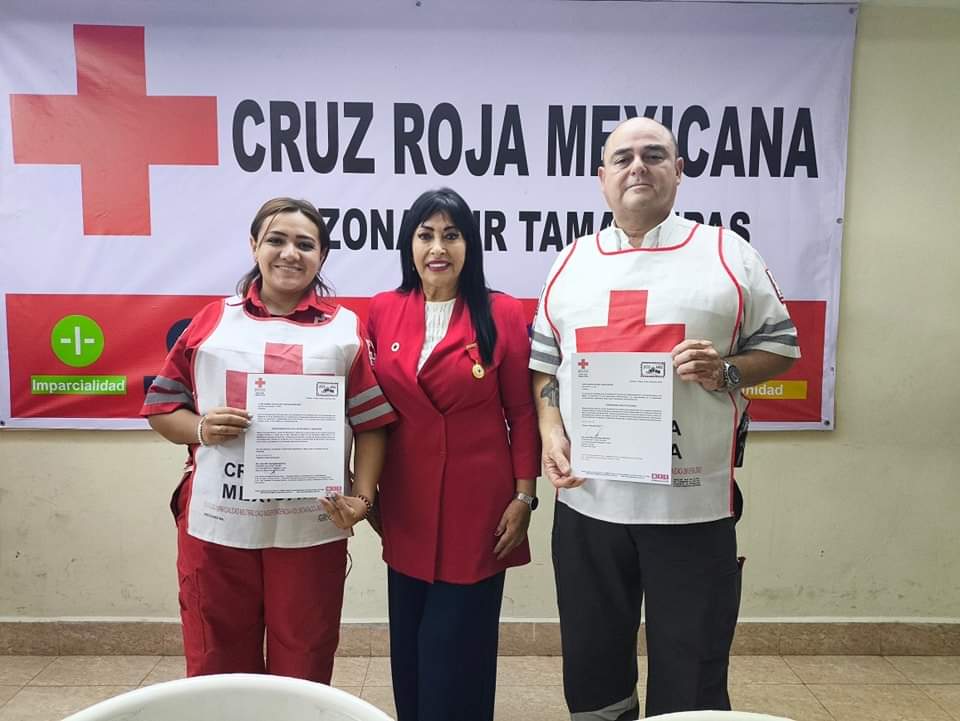 Cruz Roja Mexicana Zona Sur celebra nuevos nombramientos en su equipo directivo