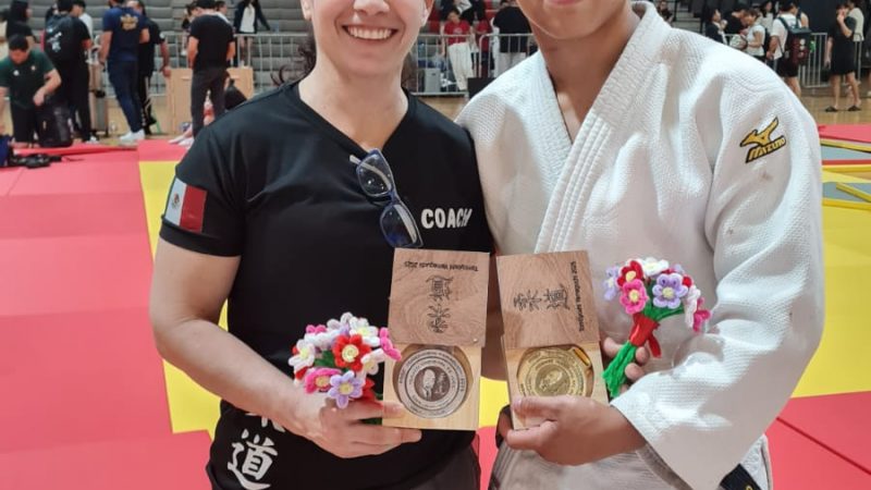 Alumno de la UAT consigue oro y plata en el Nacional de Judo