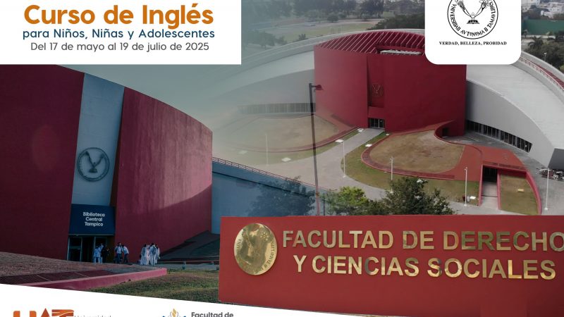 Dará la UAT cursos gratuitos de inglés a niños y adolescentes de bajos recursos