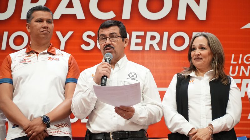 Inaugura Dámaso Anaya el Primer Torneo de la Liga Deportiva “UAT Transforma”