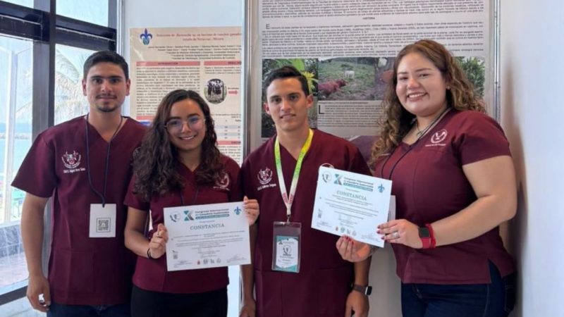 Exponen estudiantes de la UAT en congreso internacional de ganadería