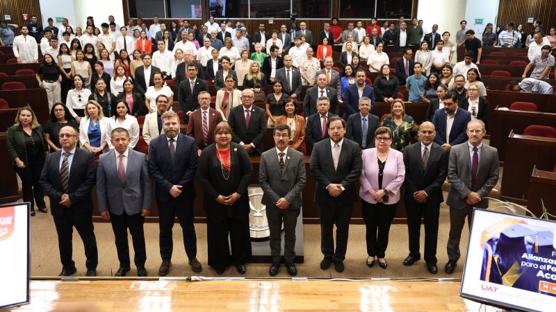 Rector de la UAT formaliza alianzas para impulsar certificaciones internacionales