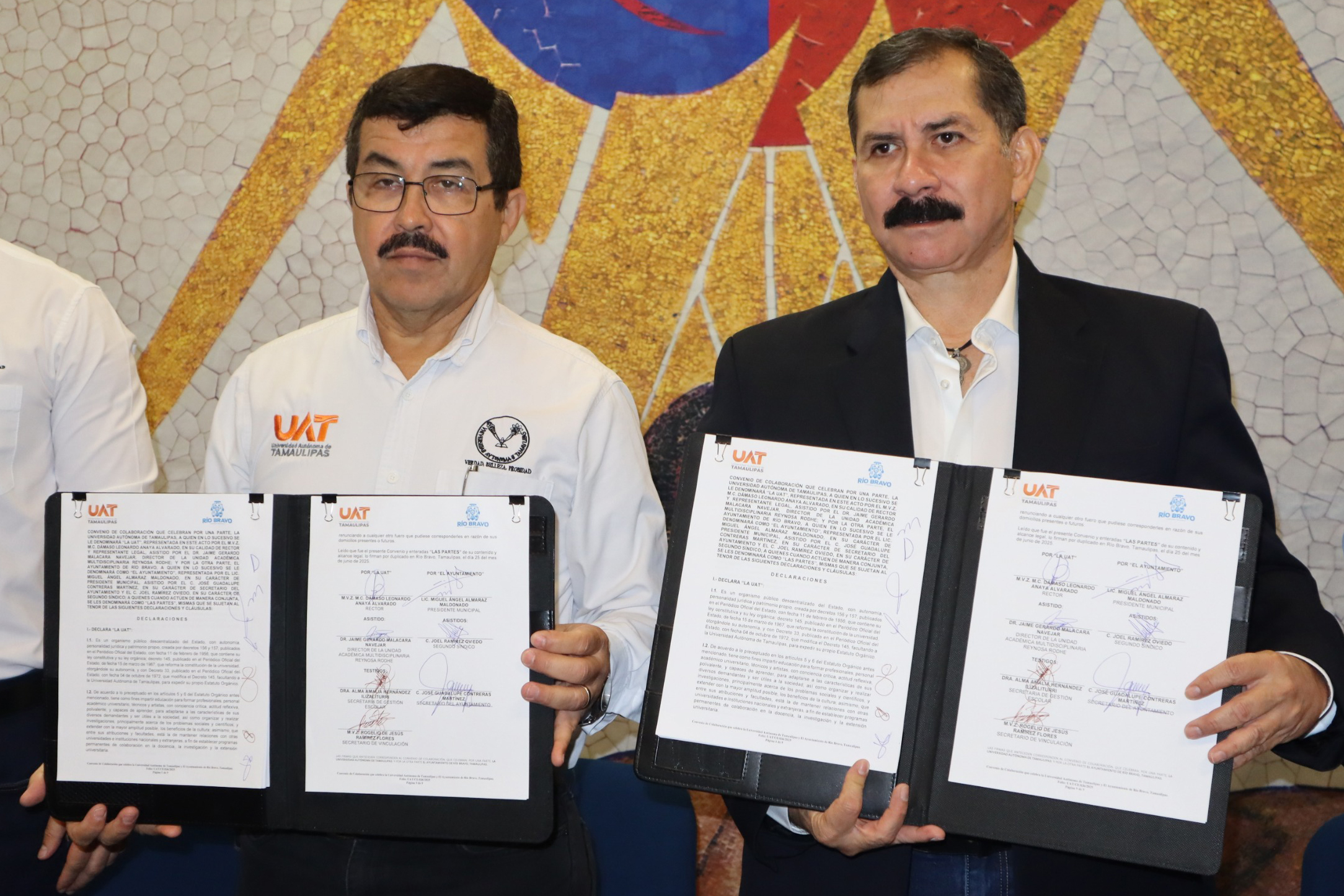 Fortalece la UAT alianzas con Ayuntamiento de Río Bravo