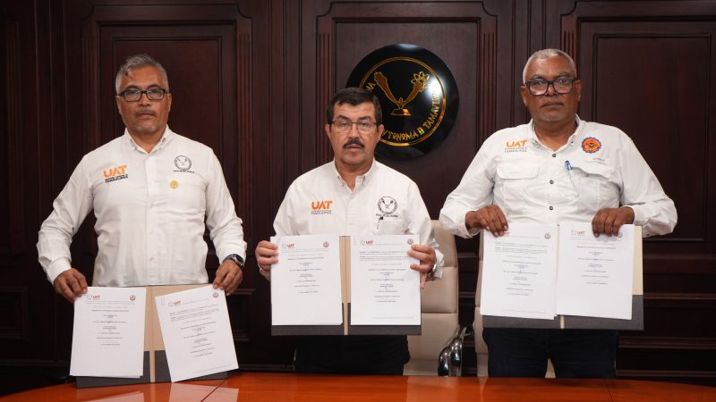 Acuerdan la UAT y el SUTUAT contrato colectivo de trabajo 2025