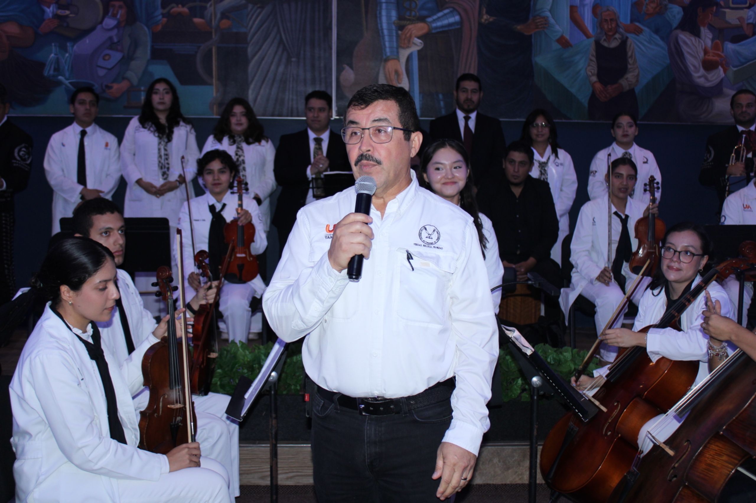 Sostiene rector de la UAT encuentro con universitarios de Medicina Tampico