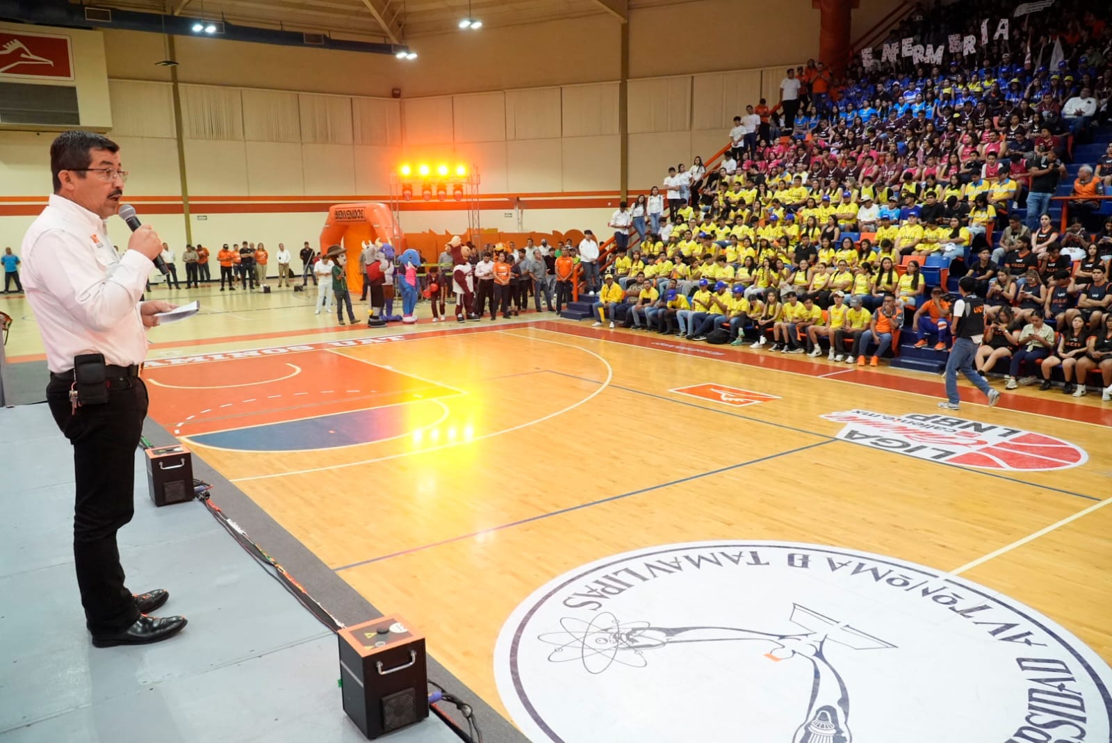 Inaugura rector de la UAT los Juegos Deportivos Interfacultades 2025